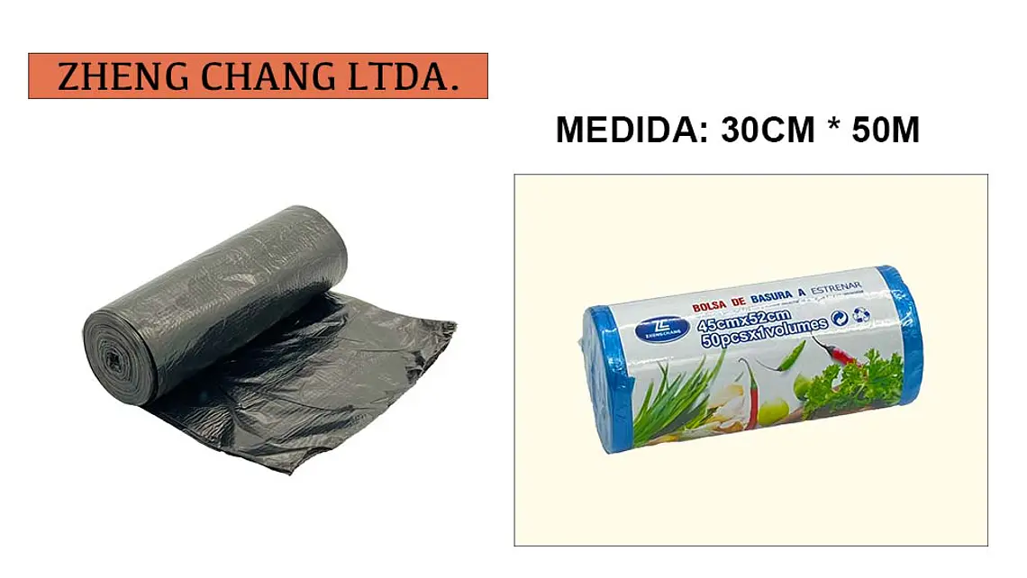 Rollo bolsa de basura 45x52cm 50PCS (x20) 1