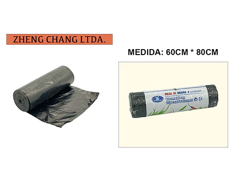 Rollo bolsa de basura 60x80cm 15PCS (x20)