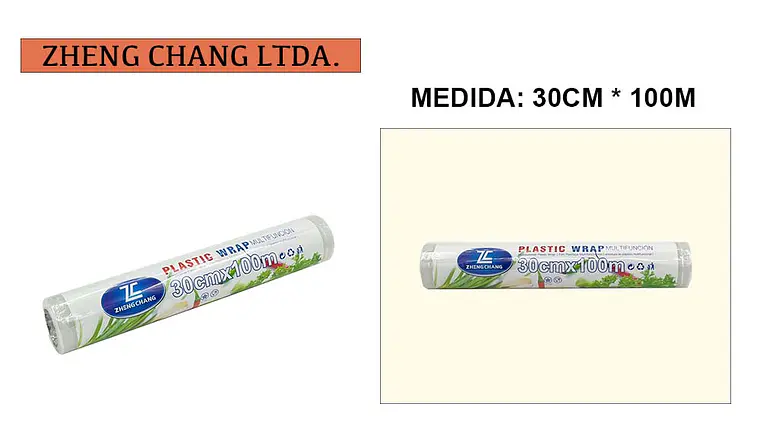  Papel film transparente reforzado 30cm×100m (x20) 1