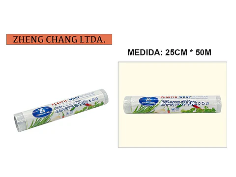  Papel film transparente reforzado 25cm×50m (x20)