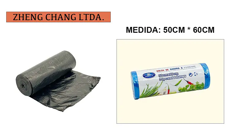 Rollo bolsa de basura 50x60cm 30PCS (x20) 1
