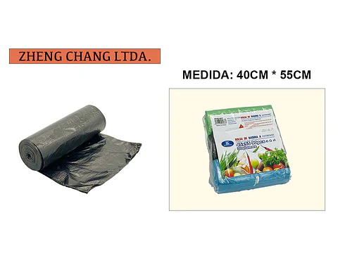 Rollo bolsa de basura 45x55cm 90PCS 3 volumes (x20)