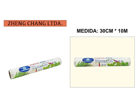  Papel film transparente 30cm×10m (x20)