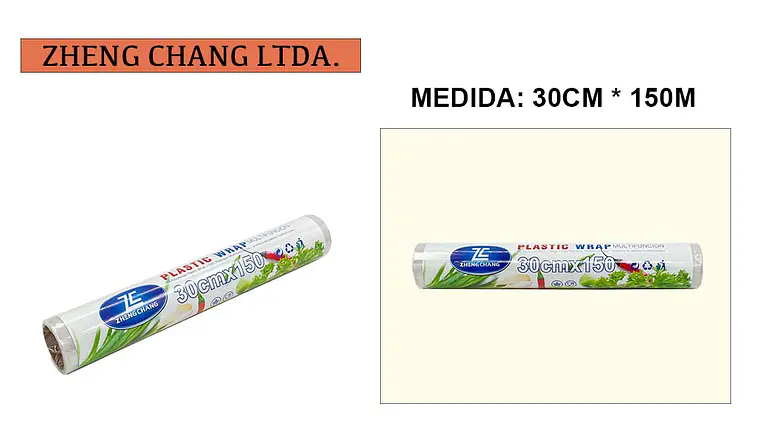  Papel film transparente 30cm×15m (x20) 1