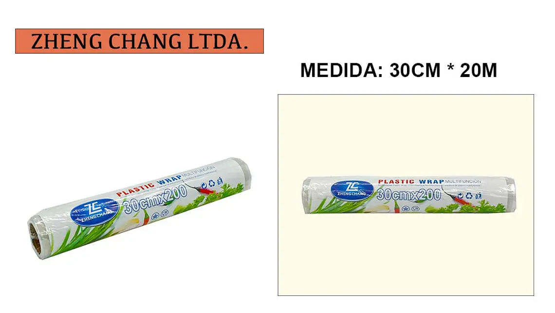  Papel film transparente 30cm×20m (x20) 1