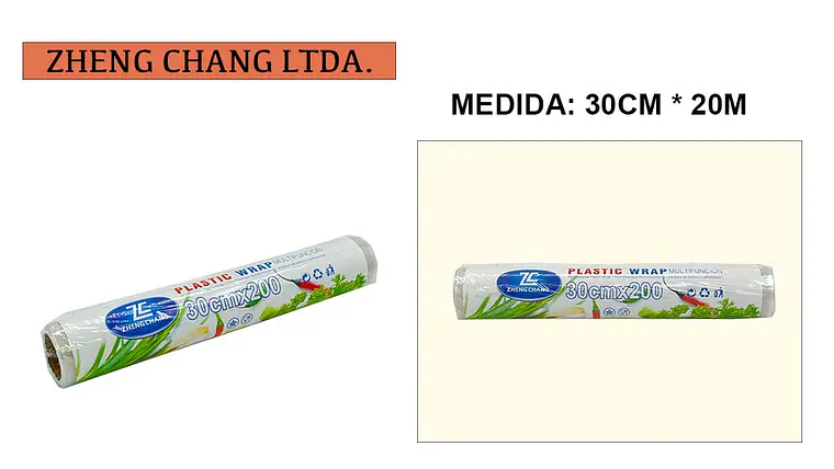 Papel film transparente 30cm×20m (x20) 1