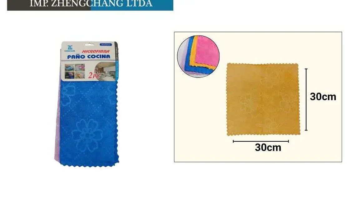 Paño De Limpieza Para Cocina Con Relieve 2PC (x 12) 1