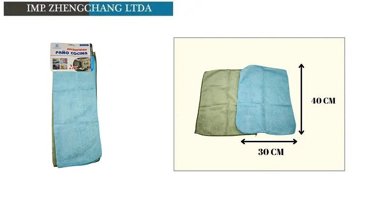 Paño De Cocina Con Borde Remallado 3830-22  2PC (x 12) 1
