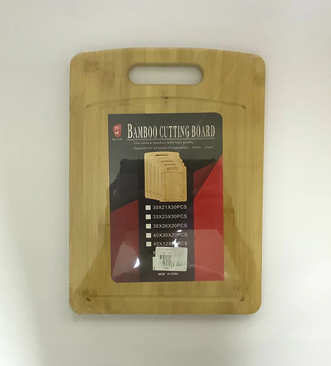 Tabla de picado madera 33x23x30cm (x12)