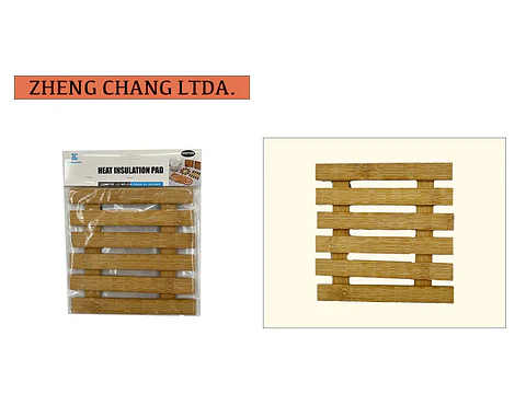 lamina/individual aislante termico para mesa madera forma estiba (x12)
