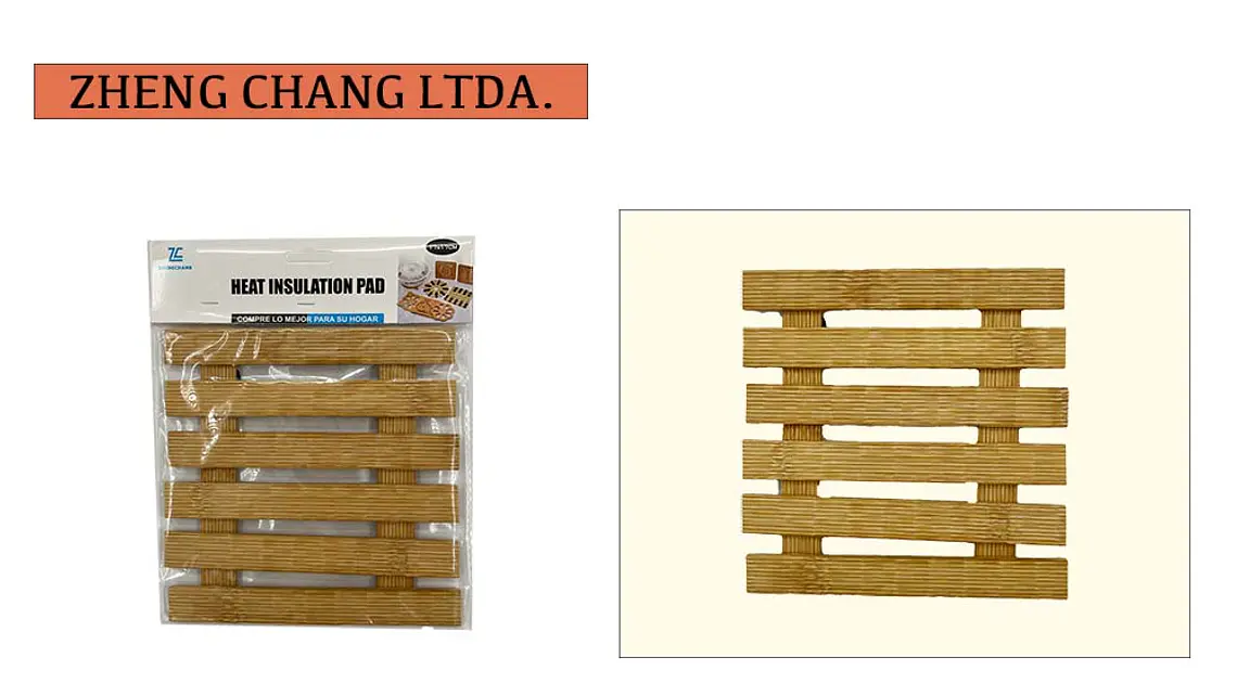 lamina/individual aislante termico para mesa madera forma estiba (x12) 1