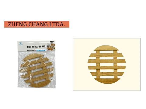 lamina aislante termico redondo para mesa madera forma estiba (x12)