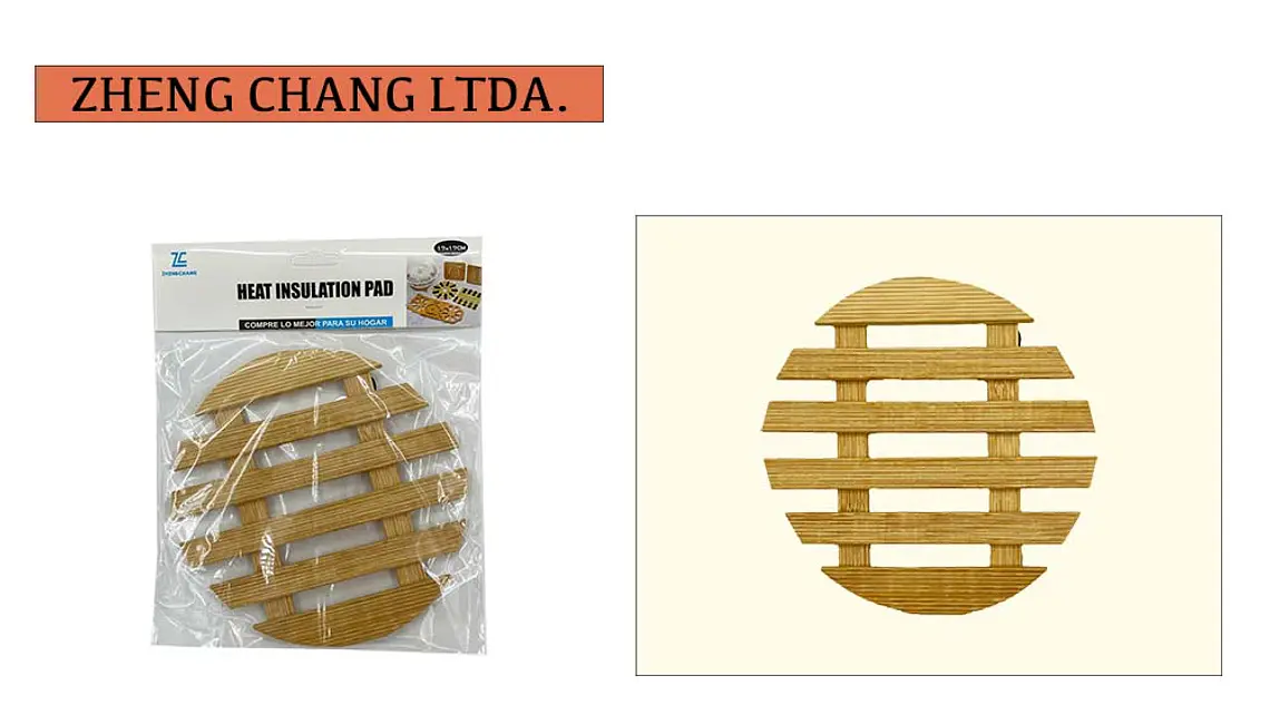 lamina aislante termico redondo para mesa madera forma estiba (x12) 1