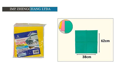 Tela No Tejida Para Lavar Platos 3PC (x 12)