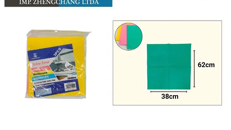 Tela No Tejida Para Lavar Platos 3PC (x 12) 1