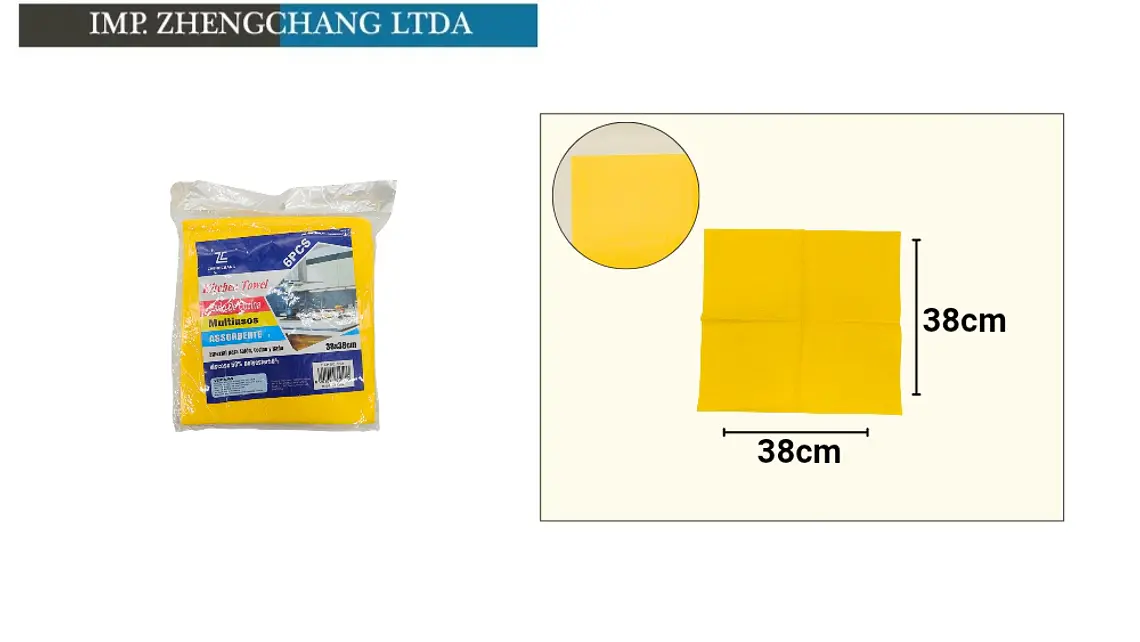 Tela No Tejida 50 Algodón/50 Poliéster 6PC (x 10) 1