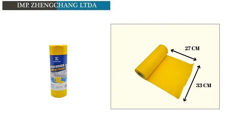 Rollo De Tela No Tejida Perforado Para Cocina 80 Algodón/20 Políester 20PC (x 6)  1