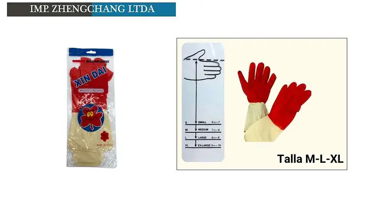 Guantes Bicolor (x 12) 1