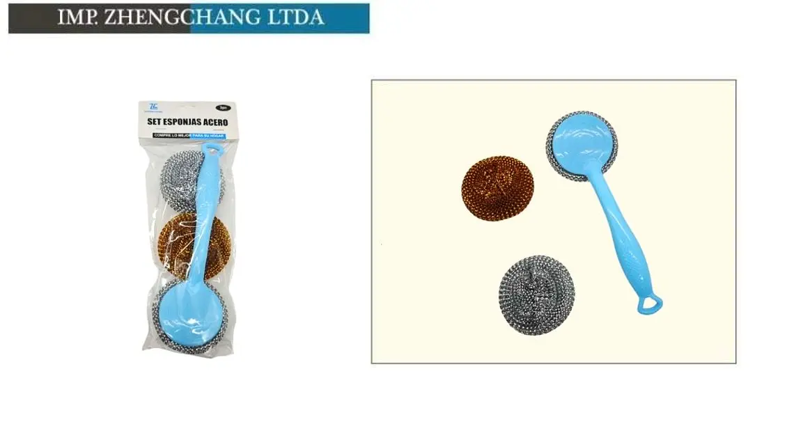 Set Esponjas De Acero Para Ollas 3302 3pc (x 10) 1