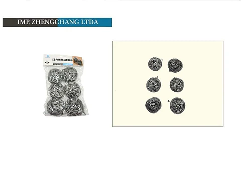 Esponja De Acero opp 15g 6pc (x 10)