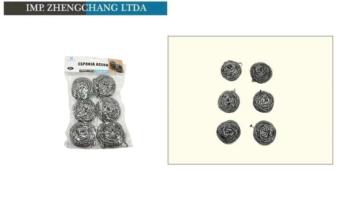 Esponja De Acero opp 15g 6pc (x 10) 1