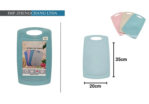 Tabla de picado plastica color lisa 35x20 (x15)