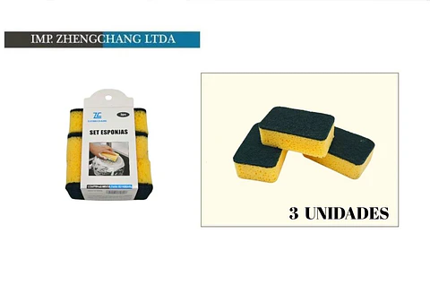 Set Esponjas De Limpieza 3pc (x 12)