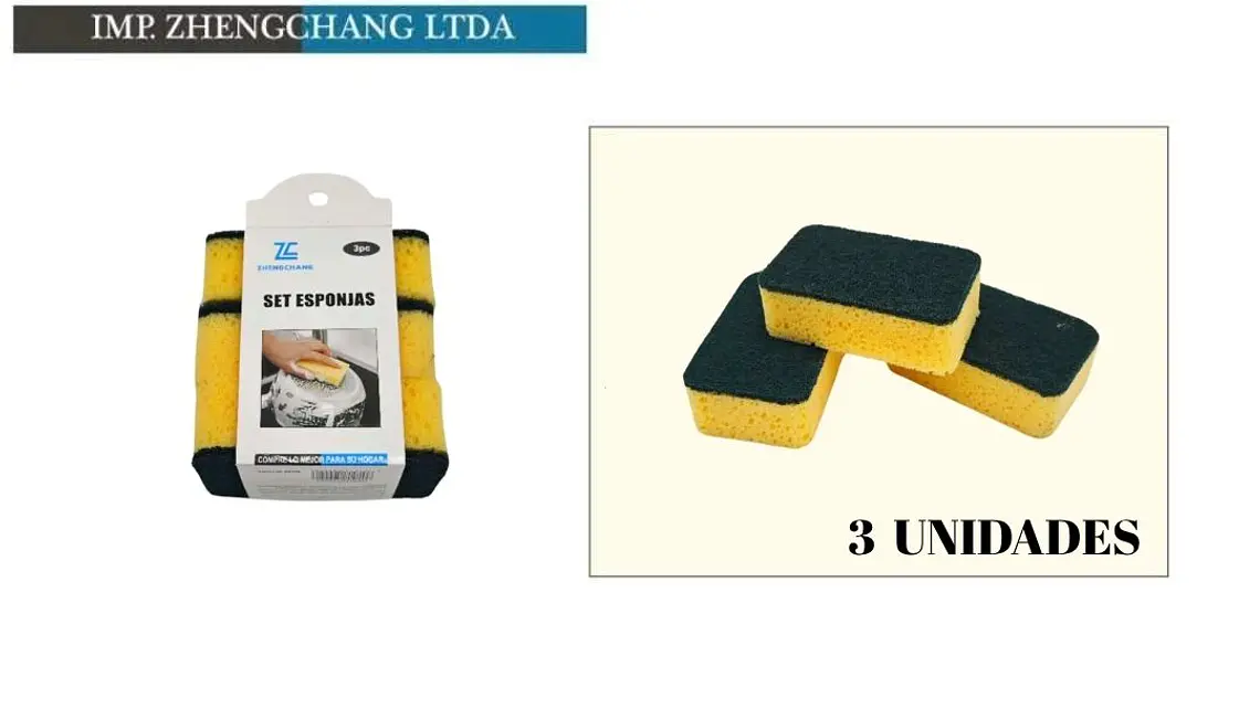 Set Esponjas De Limpieza 3pc (x 12) 1