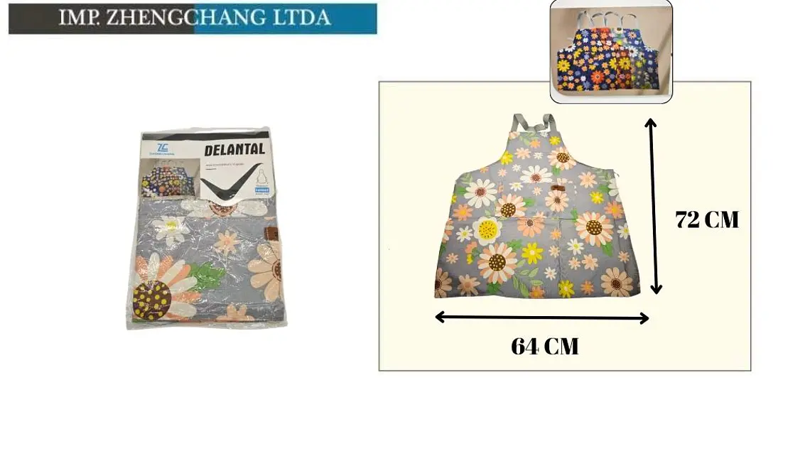Delantal De Lona Con Girasoles Surtido (x 12) 1