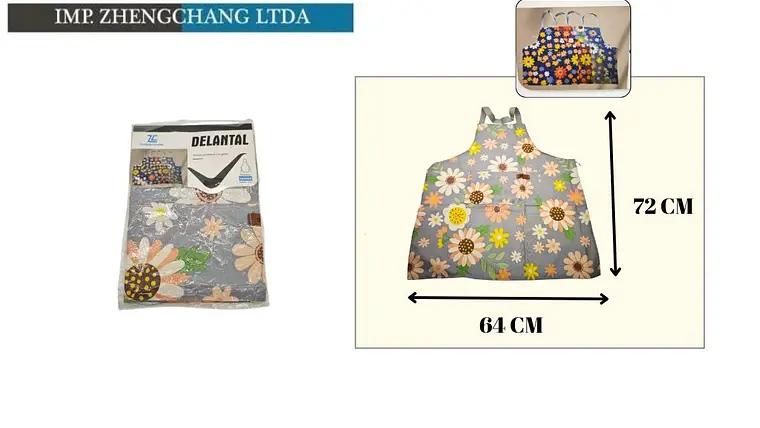 Delantal De Lona Con Girasoles Surtido (x 12) 1
