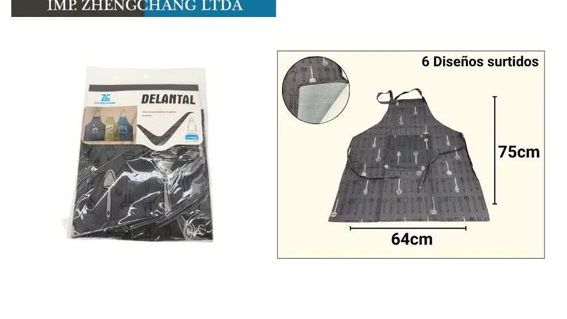 Delantal Con Cuchillo Tenedor Surtido (x 12) 1