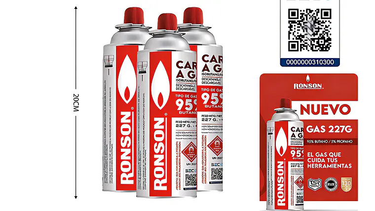 Cilindro de gas completo 1