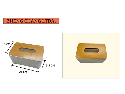 Caja Para Pañuelos MDF 9.5X21X13CM (x 10)