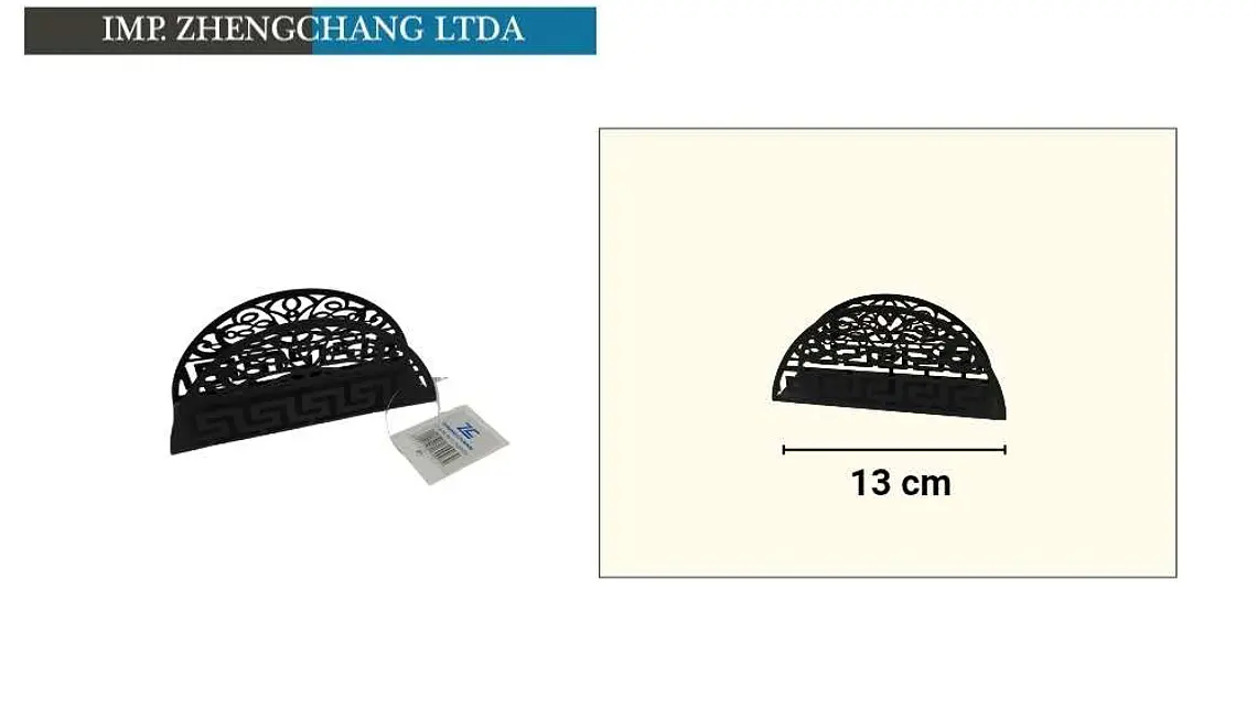 Servilletero De Borde Decorativo Con Recubrimiento En Polvo Estilo Europeo (x 10) 1