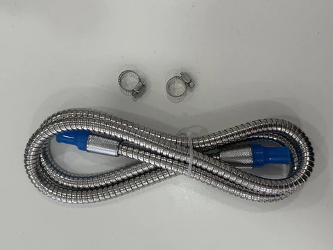 1 m acero inoxidable manguera de gas