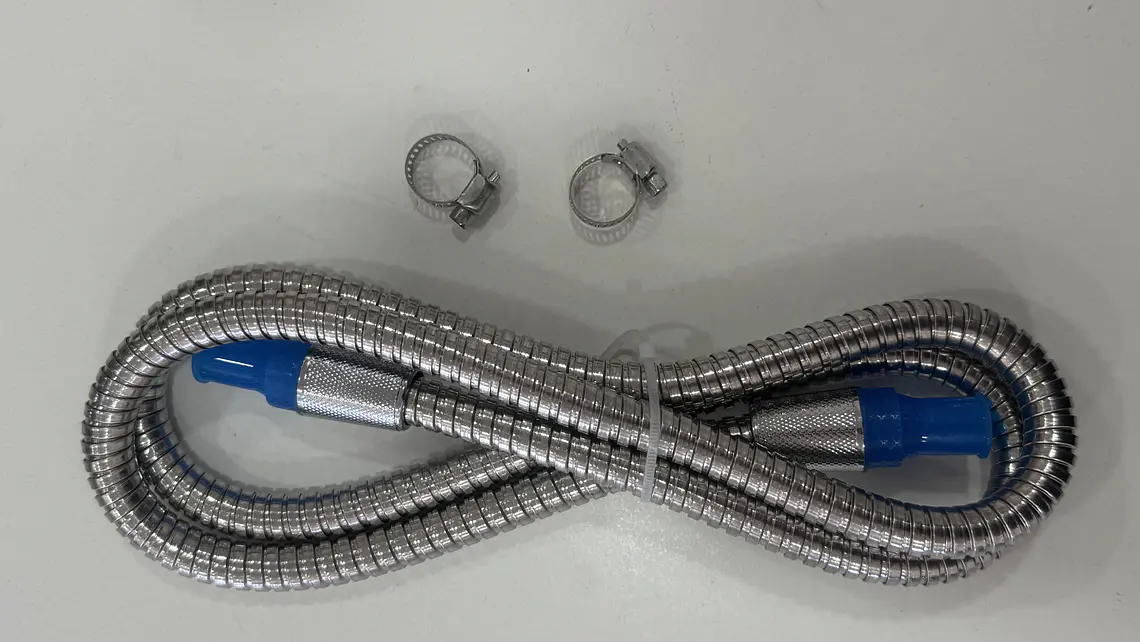 1 m acero inoxidable manguera de gas 1