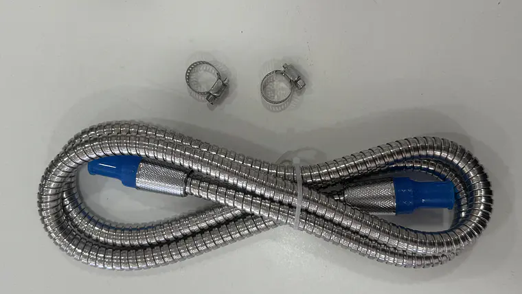 1 m acero inoxidable manguera de gas 1