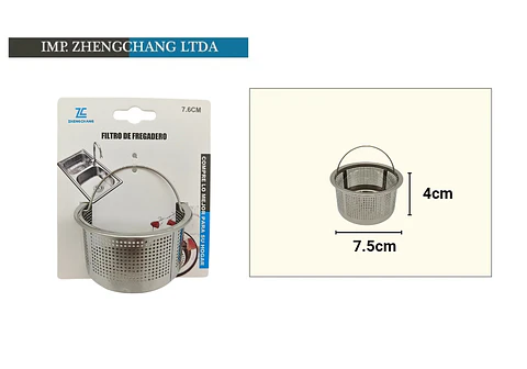 Rejilla de fregadero acero inox tipo canastilla (x12)