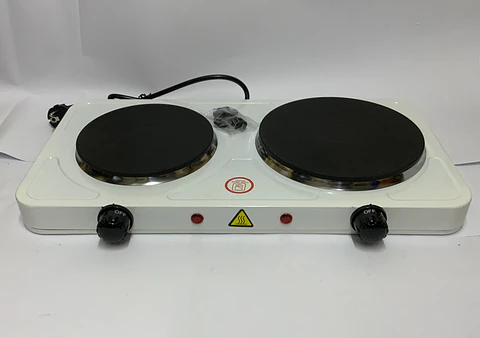 Cocina eléctrica de 2 quemadores