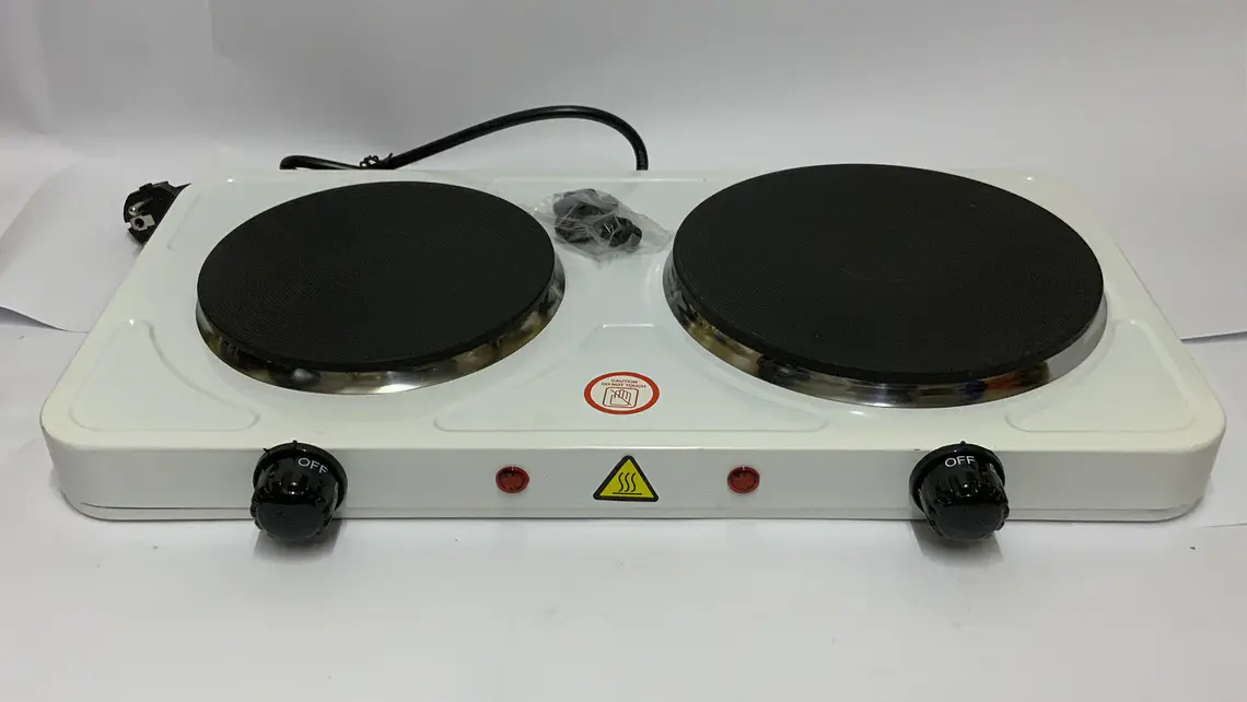 Cocina eléctrica de 2 quemadores 1