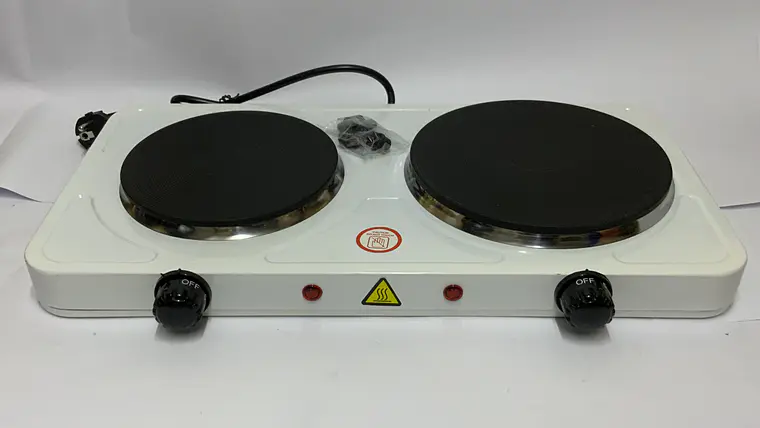 Cocina eléctrica de 2 quemadores 1