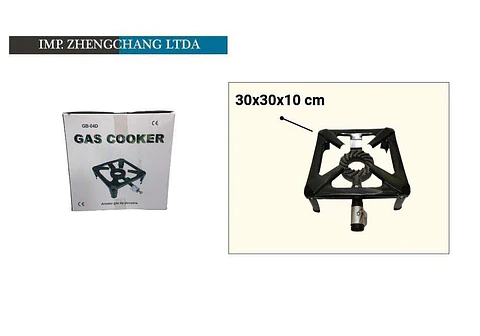 Cocina de 1 quemador con superficie lisa 30×30 cm