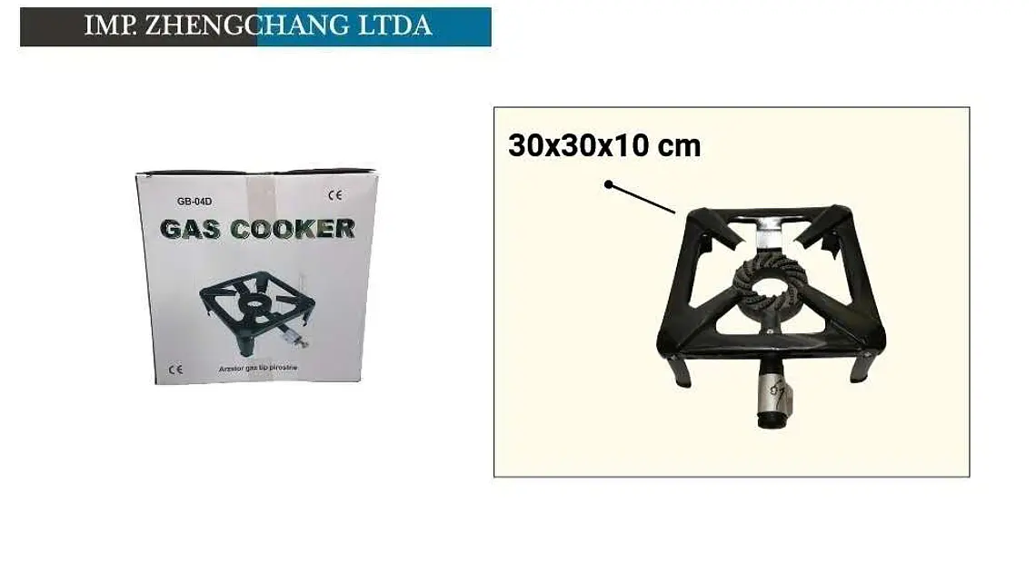 Cocina de 1 quemador con superficie lisa 30×30 cm 1