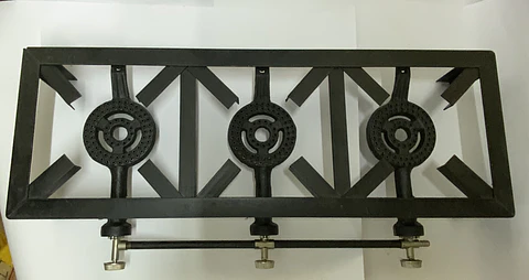 Cocina a gas de 3 quemadores