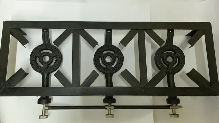 Cocina a gas de 3 quemadores 1