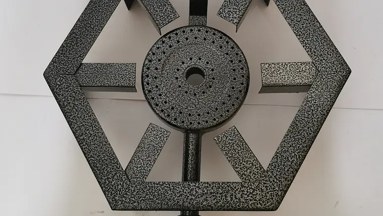 Cocina a gas hexagonal 1
