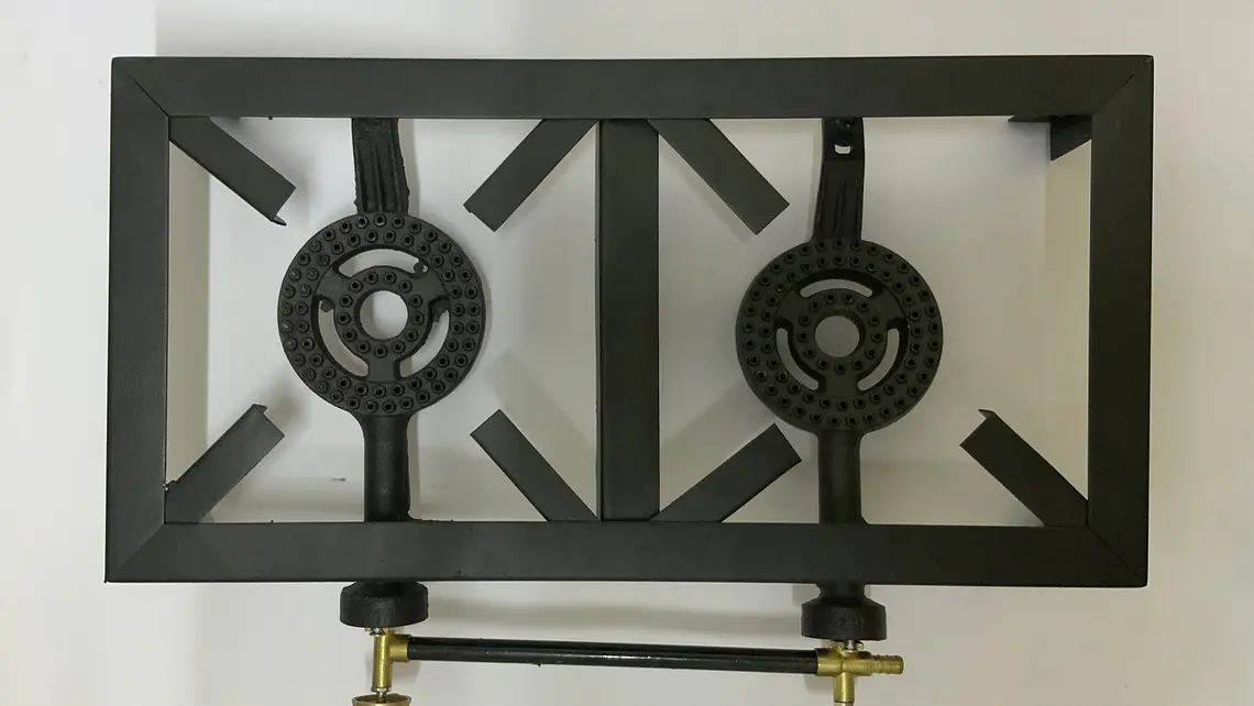 Cocina a gas de 2 quemadores 1