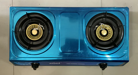 Cocina a gas de 2 quemadores