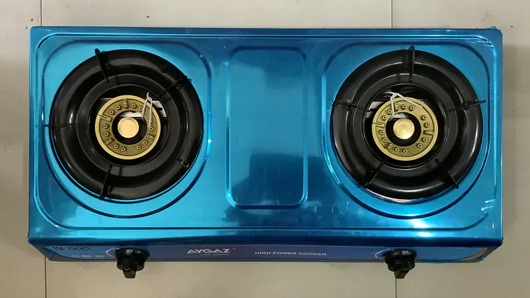 Cocina a gas de 2 quemadores 1