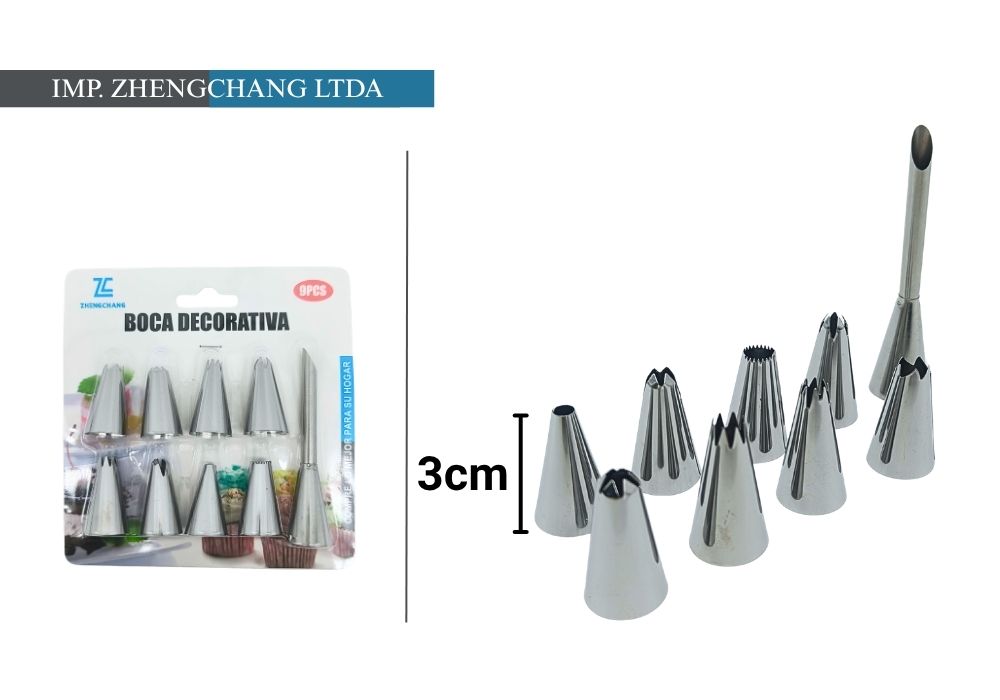Juego de boquillas para decorar (x12)